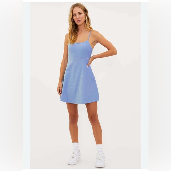 BEACH RIOT Raelyn Dress Seashore Two Tone Rib S - Picture 1 of 11